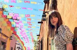 Lily Collins presume lo mejor de la moda en San Miguel de Allende. (Foto: Instagram).