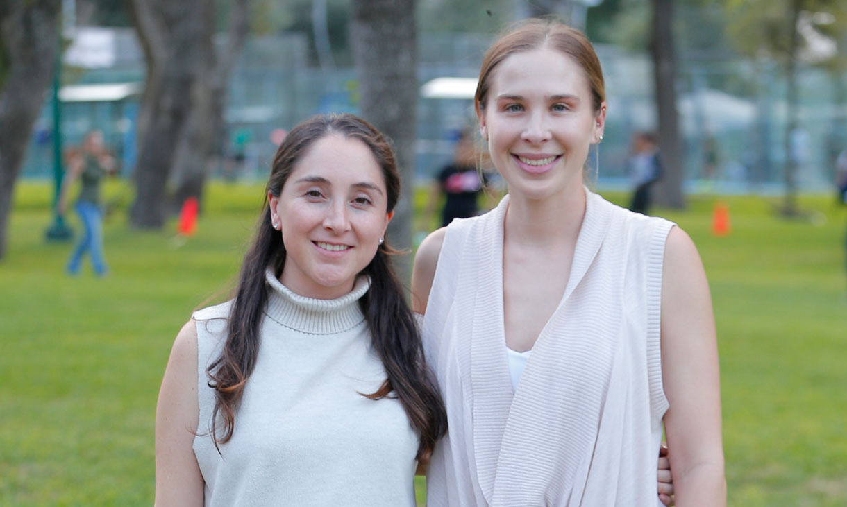 Paola Guzmán y Samantha Rangel
