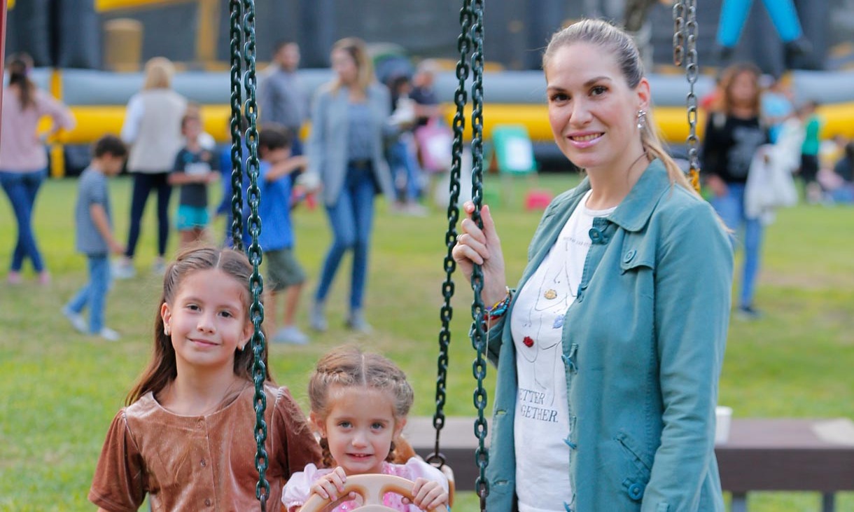 Loretto González, Carolina González y Sofía Valdez