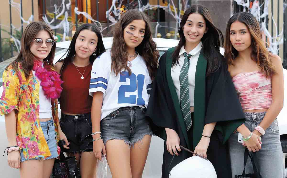 Ivanna Altamirano, Romina Corona, Ana Cecy de la Serna, Chabely Reyes y Valeria Cárdenas / Fotos: Dennis Hernández
