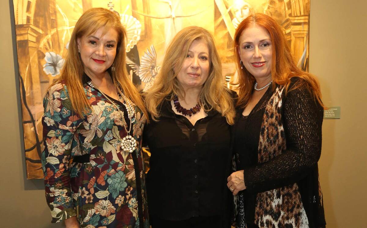 Alma Cortés, Leticia Benavides y Patricia Carranza