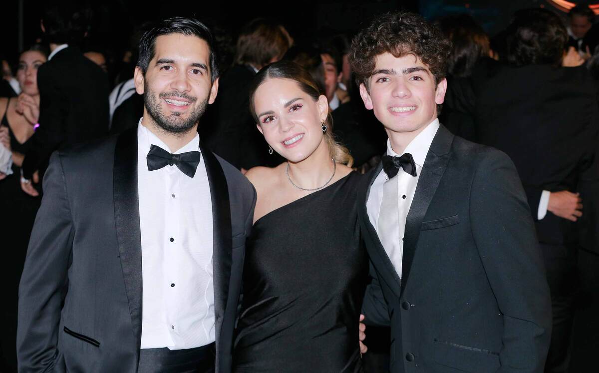 Andrés Rodríguez, Ana Sofía Villarreal y Mauricio Guevara
