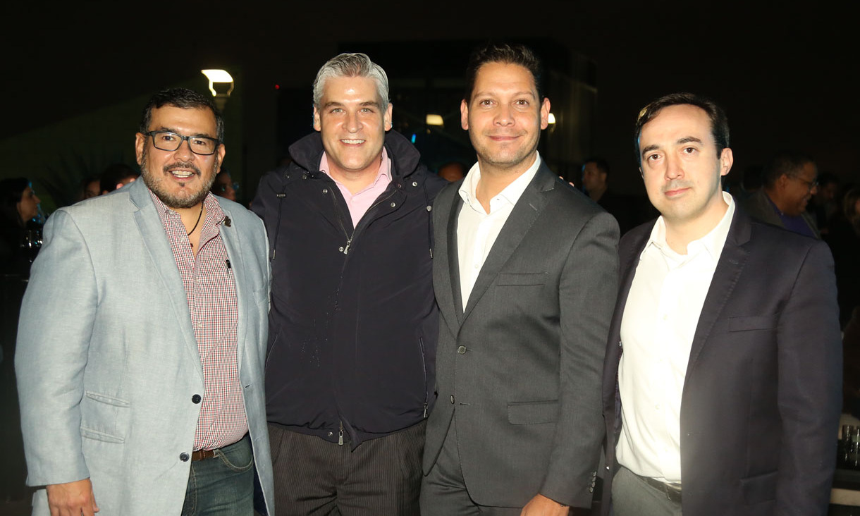 Federico Rojas, Iván Rivas, Jesús Galeana y Hernán Salinas