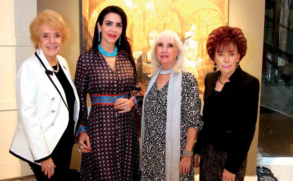 Lilia Flores de Otero, Martha Martínez de Ruiz, Coty Calderón y Lupina Vara de Mejía / Fotos: Roberto Alvarado