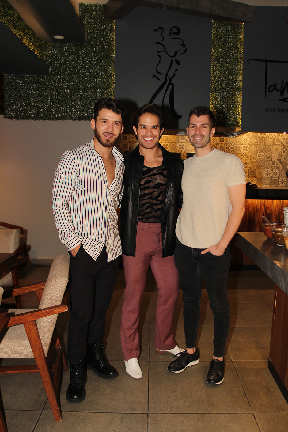 Luis Manuel Becerra, Luis García y Tony Galicia