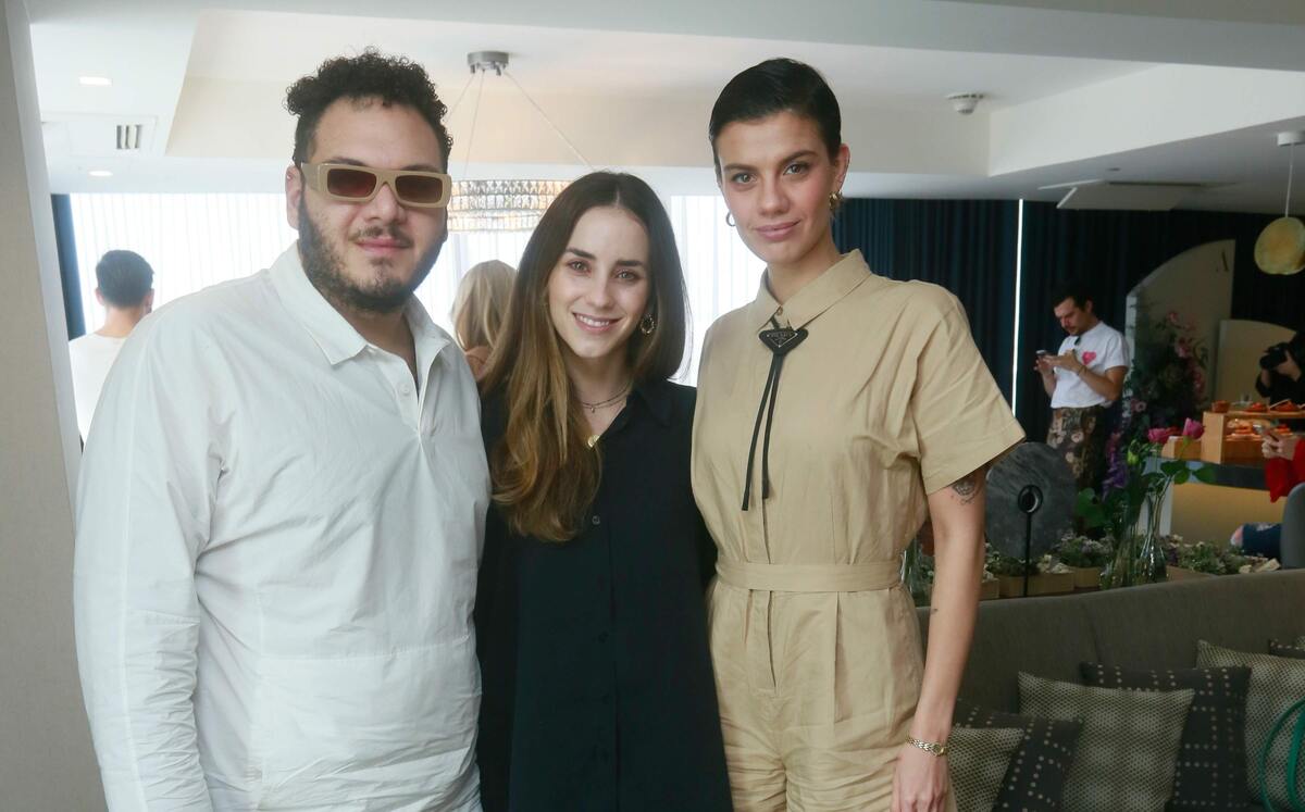 Omar Zafra, Astrid Algára y Bárbara Cogua