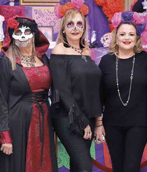 Rosario de Villanueva, Roly de García Novelo, Adriana Fernández, Raquel Salazar y Begoña de Azcárraga / Fotos: Dennis Hernández