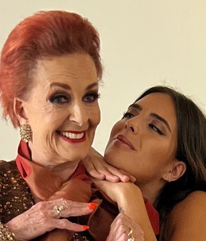 María Levy nos cuenta que ni en privado habla así con abuela Talina Fernández cómo lo hace en el podcast. Foto: María Levy