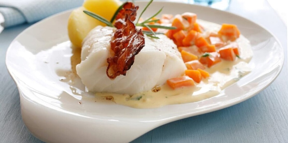 Bacalao noruego escalfado. (Cortesía)