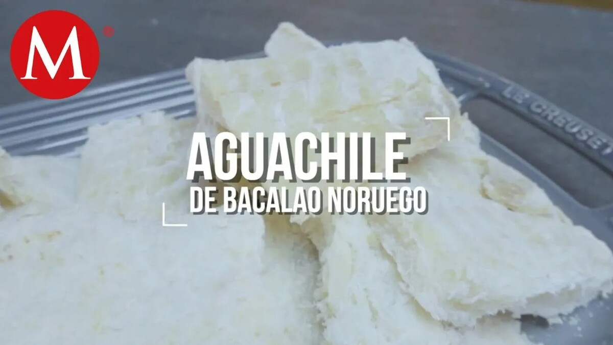 Chef Aquiles prepara una receta de aguachile con Bacalao