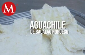 Chef Aquiles prepara una receta de aguachile con Bacalao
