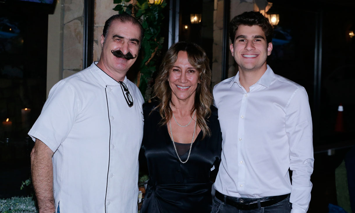 Francesco Saggio, Adriana Cantú y Gianluca Saggio