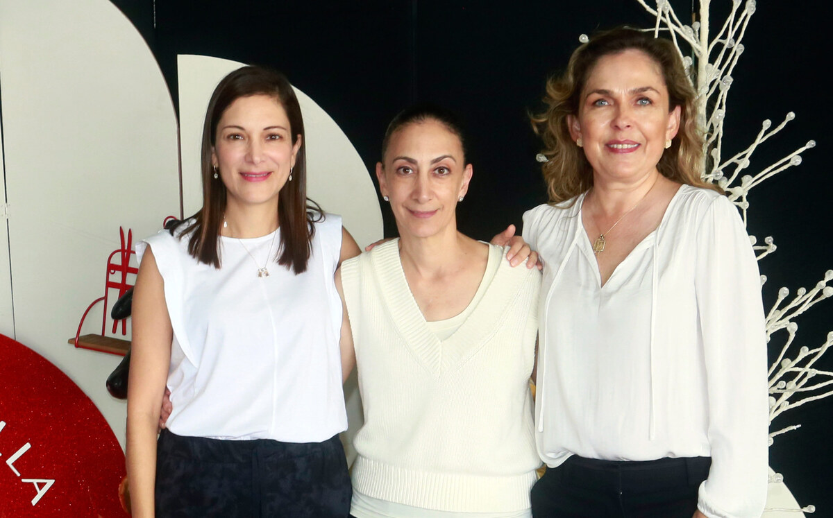 Ale Marín, Sonia Kalifa y Tere Sauza de Marcos