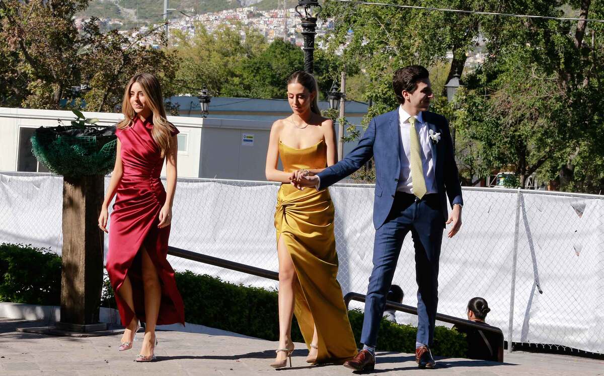 Andrea Náder, Raquel Náder y Fernando Maiz