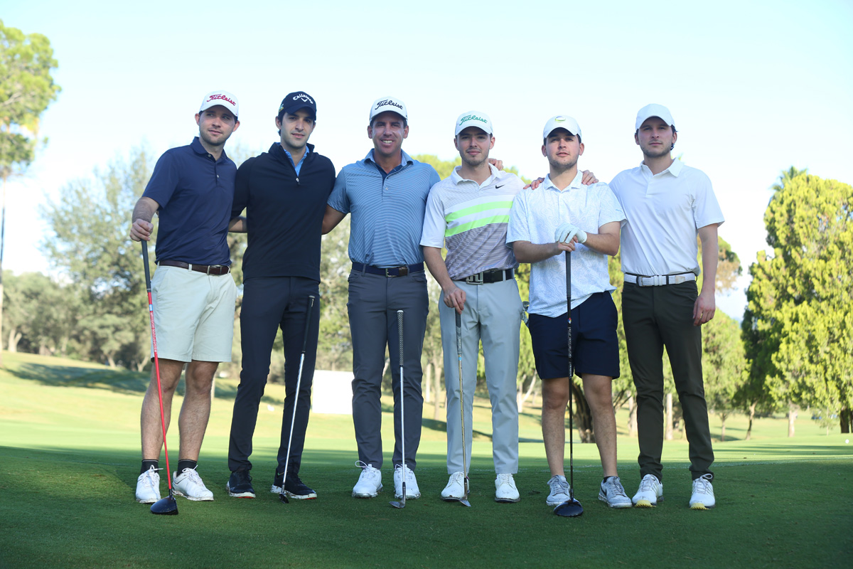 Andrés Guerra, José Maiz, Rodolfo cazaubón, Juna Pablo Guerra, Patricio Kalvi y Fabricio Kalvi