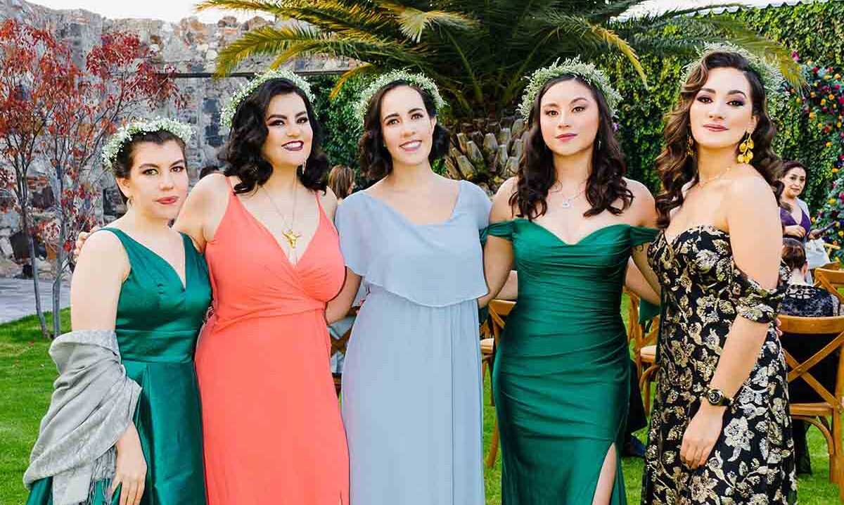 Helena Salmerón, Carolina Romo, Sofía Martínez, Perla Ordóñez y Melissa López