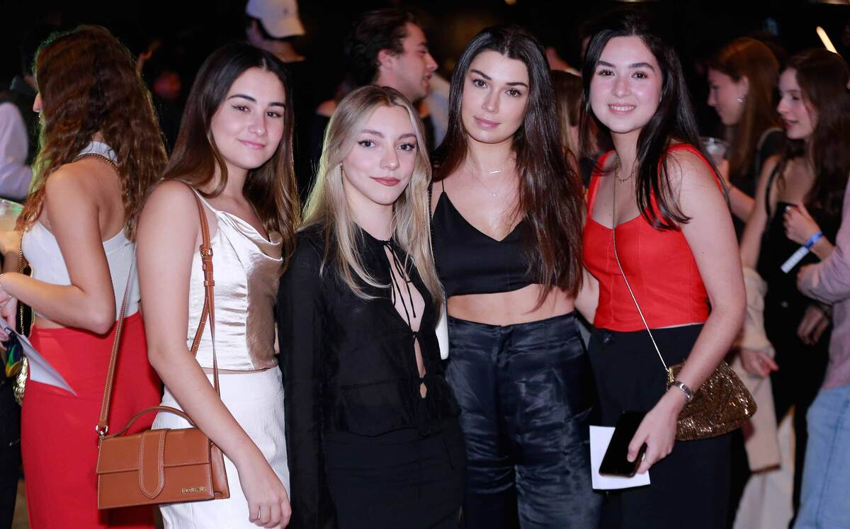 Daniela Garza, Ana Lourdes Becerra, Camila Montemayor y Carola de la Garza Evia