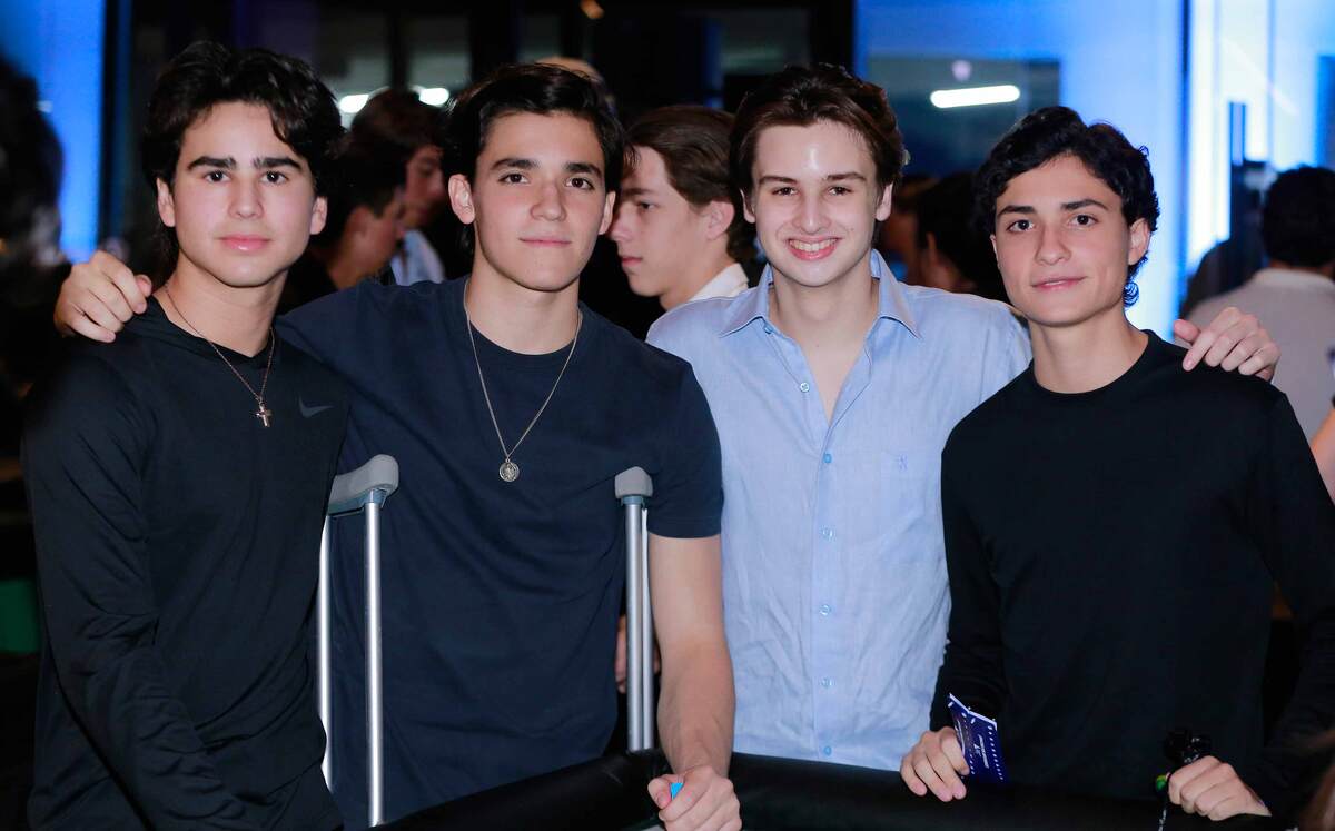 Diego Villarreal, Lucas Ruiz, David Ochoa y Mateo Ruiz