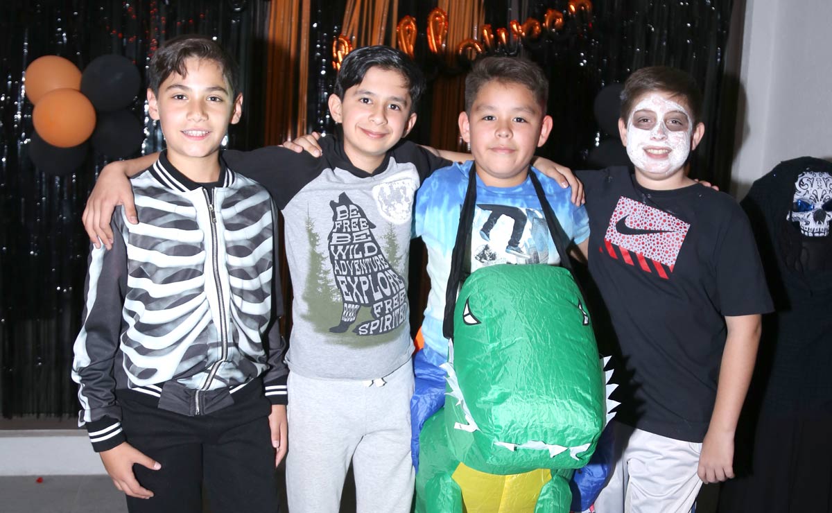Emilio, Leo, Ander y Nelson
