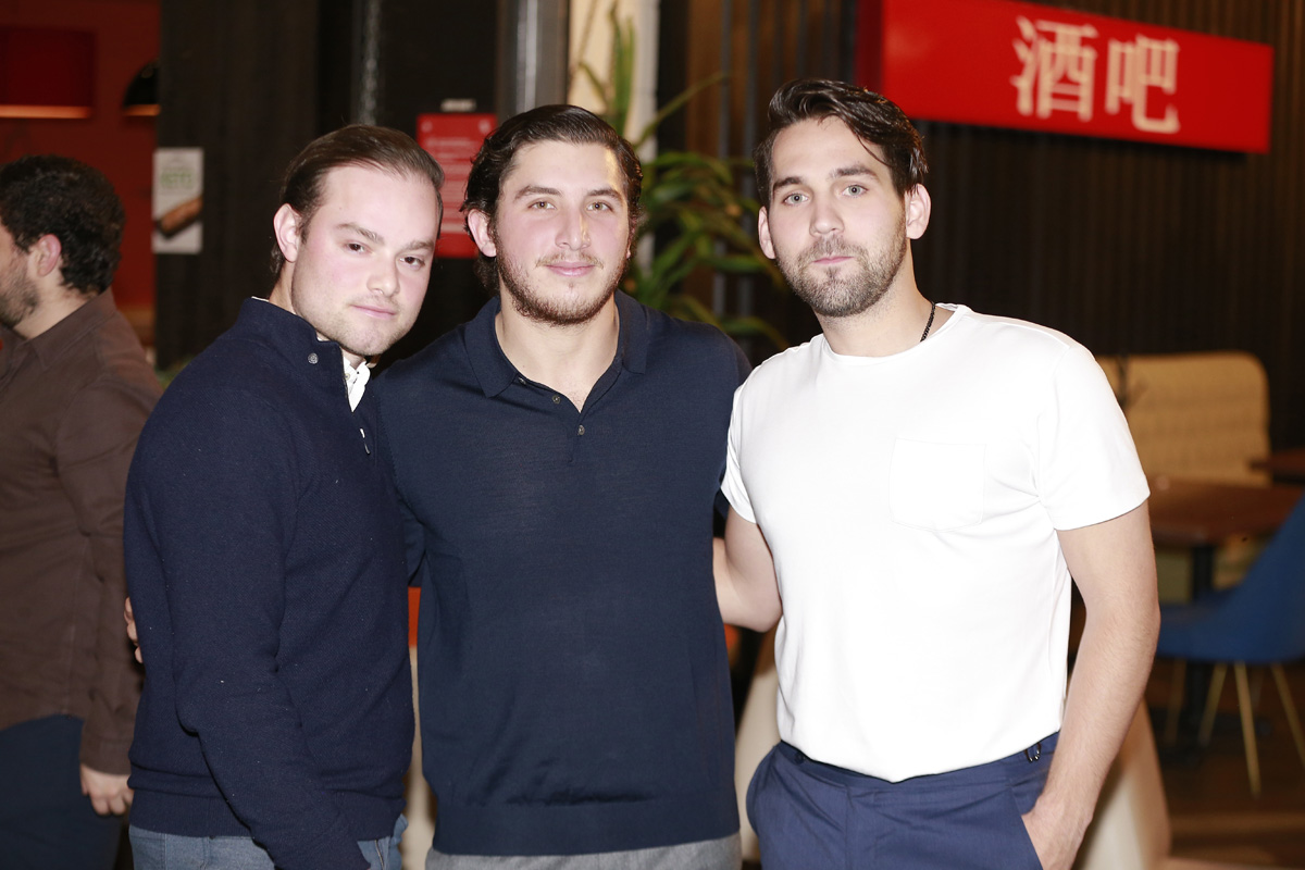 Ernesto Elizondo, Carlos Domínguez y Marcelo Bremer
