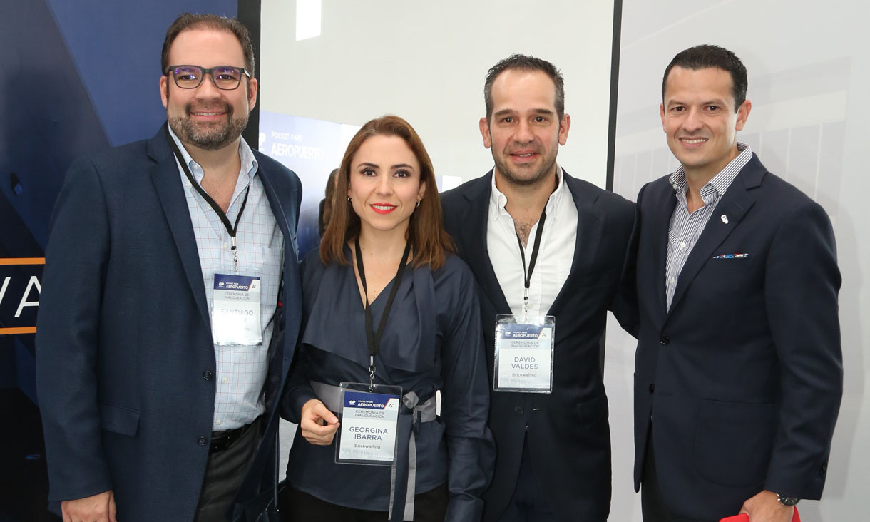 Santiago Cobo, Georgina Ibarra, David Valdés y Martin Caro