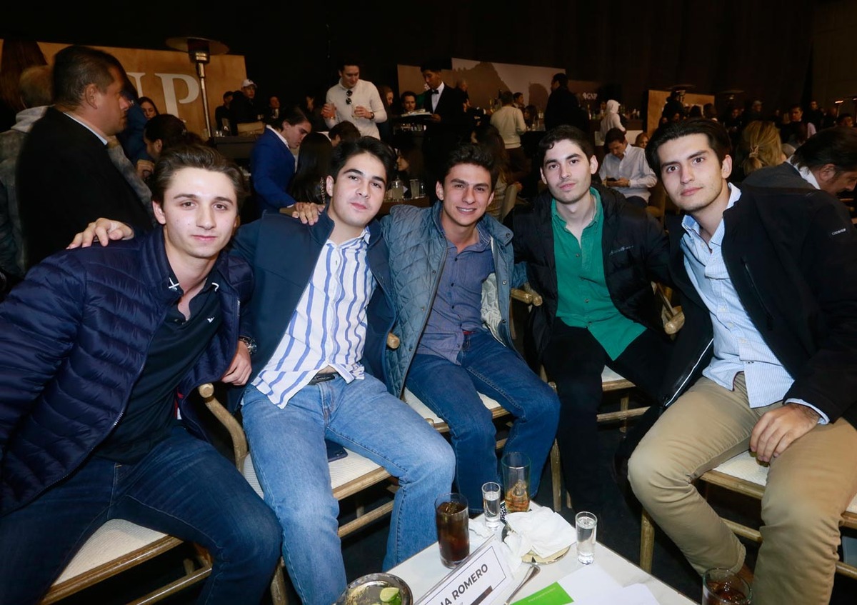 Fernando Pozas, Vicente Saiso, Jorge Romero José Chapa y  Rodrigo Martínez