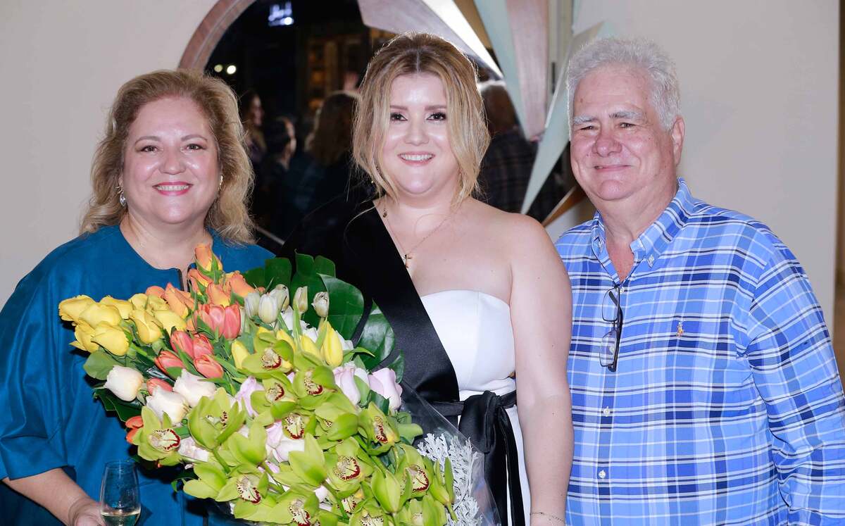 Maru Santos, Maria Fernanda Salinas y Antonio Salinas