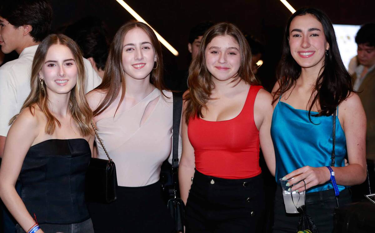 Paulina Arce, Sofía Pérez Maldonado, Catalina Garza y Regina Sada