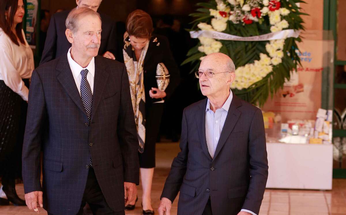 Vicente Fox y Fernando Elizondo Barragán