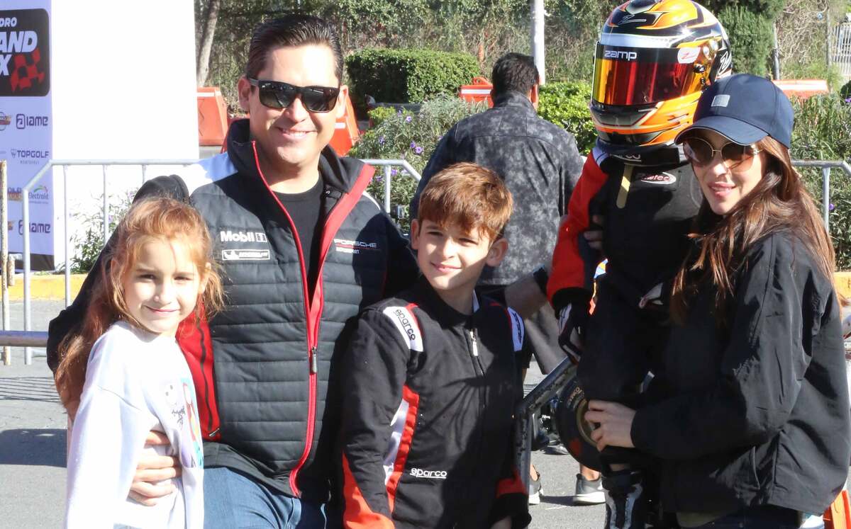 Victoria Cortés, Joel Cortés, Joel Cortés,  Marcelo Cortés y Sofía Jiménez de Cortés