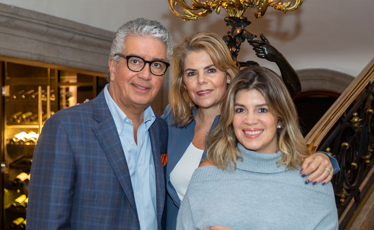 Eduardo Pérez Rolon, Barbara Balli y Barbara Pérez