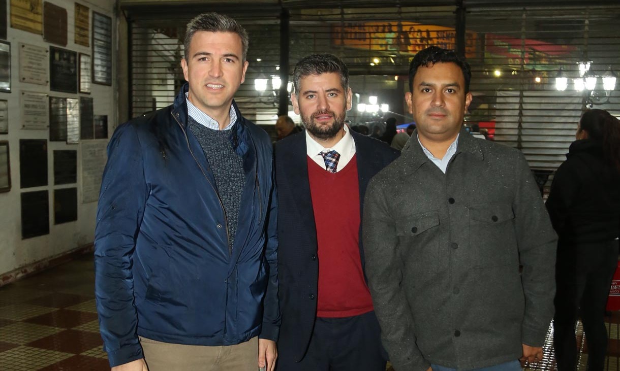 Mael Cavazos, Jorge Moises y Luis Hernández