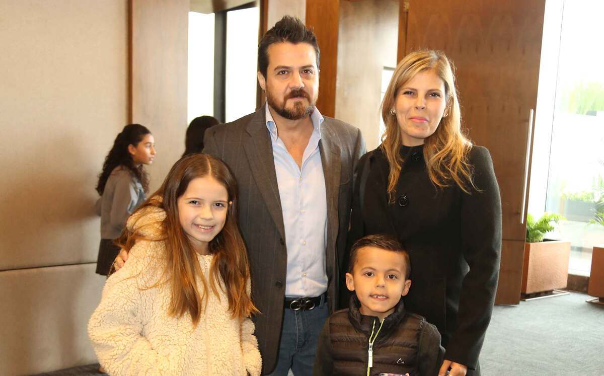Bernardo del Valle, Karla Casillas de Del Valle, Eugenia Del Valle y Diego del Valle