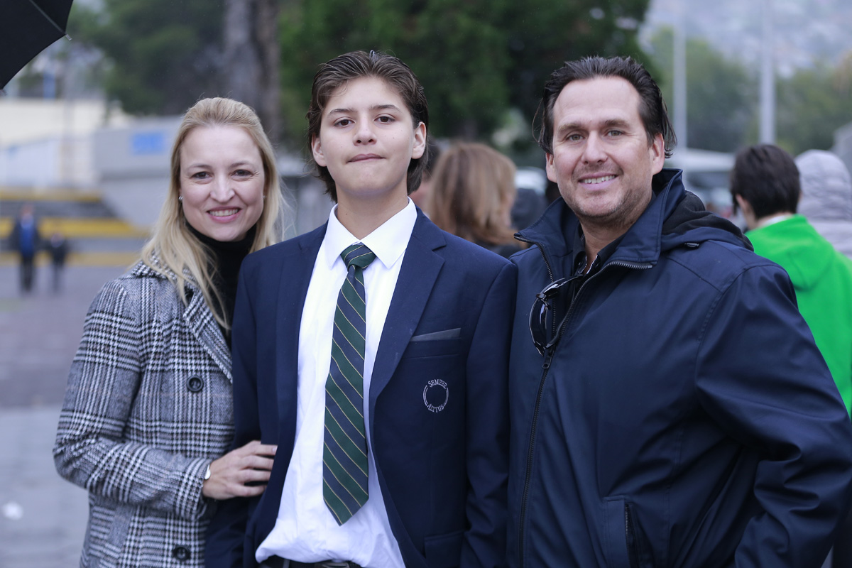 Ivonne Uribe, Santiago Martínez y Francisco Martínez