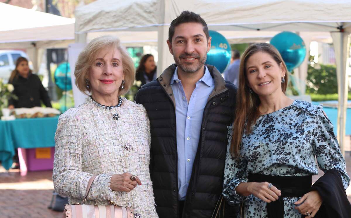 María del Rosario Elizondo de Lankenau, Esteban Lankenau y Érika Lankenau de Ortiz