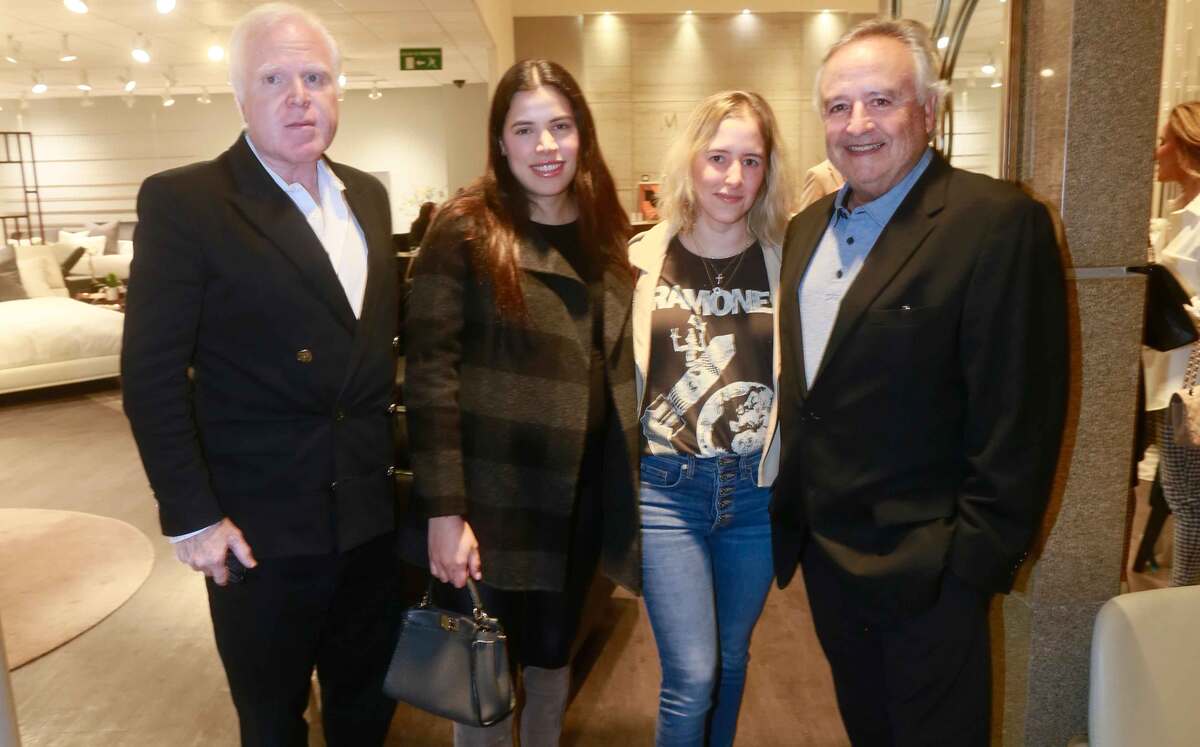 Samuel Sandler, Eugenia Aldape, Regina Hauser de Aldape y Alberto Hauser