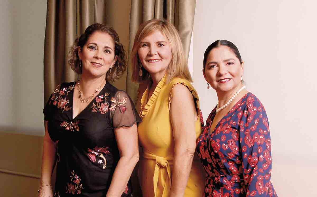 Judith Acevedo, Laura Acevedo y Rocío Acevedo / Fotos: José Chang