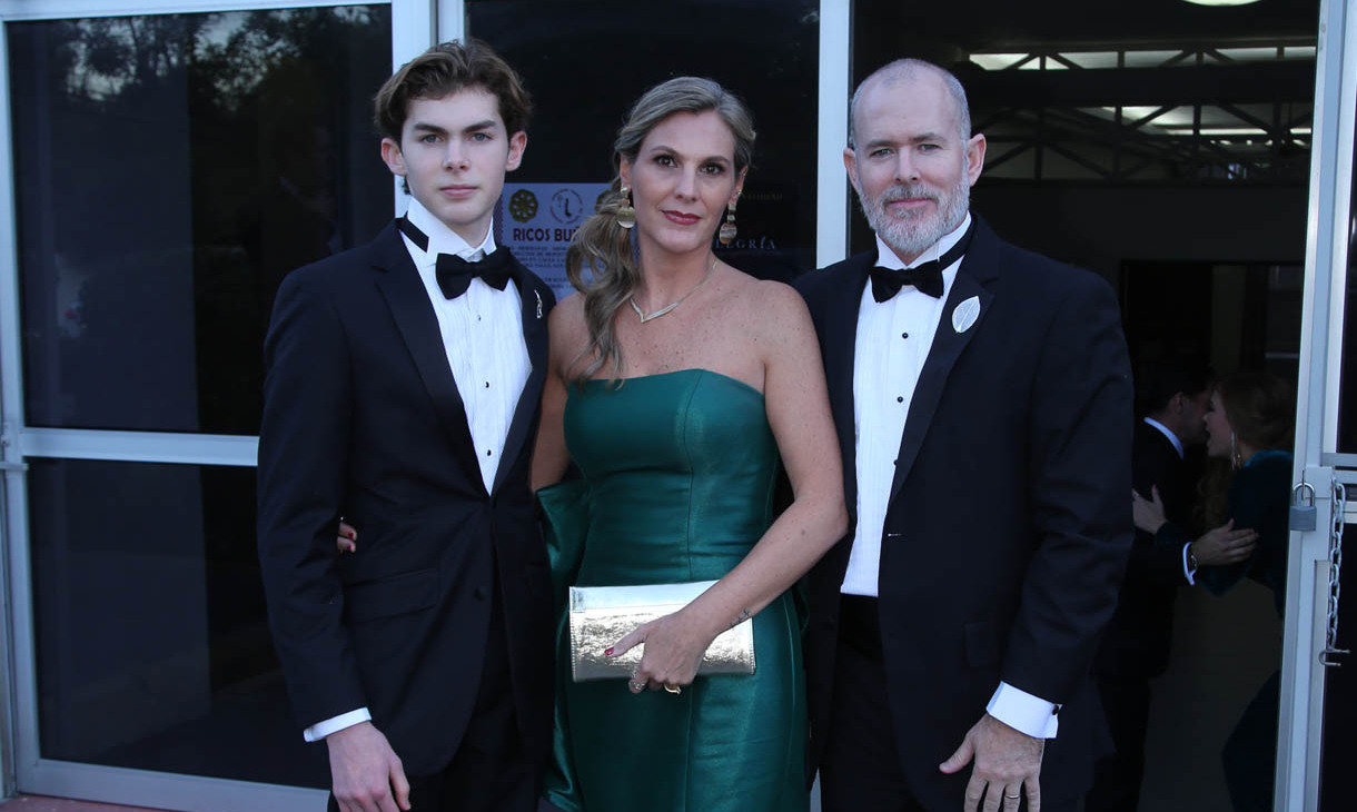 Eugenio Wise, Telma de Wise y Mauricio Wise