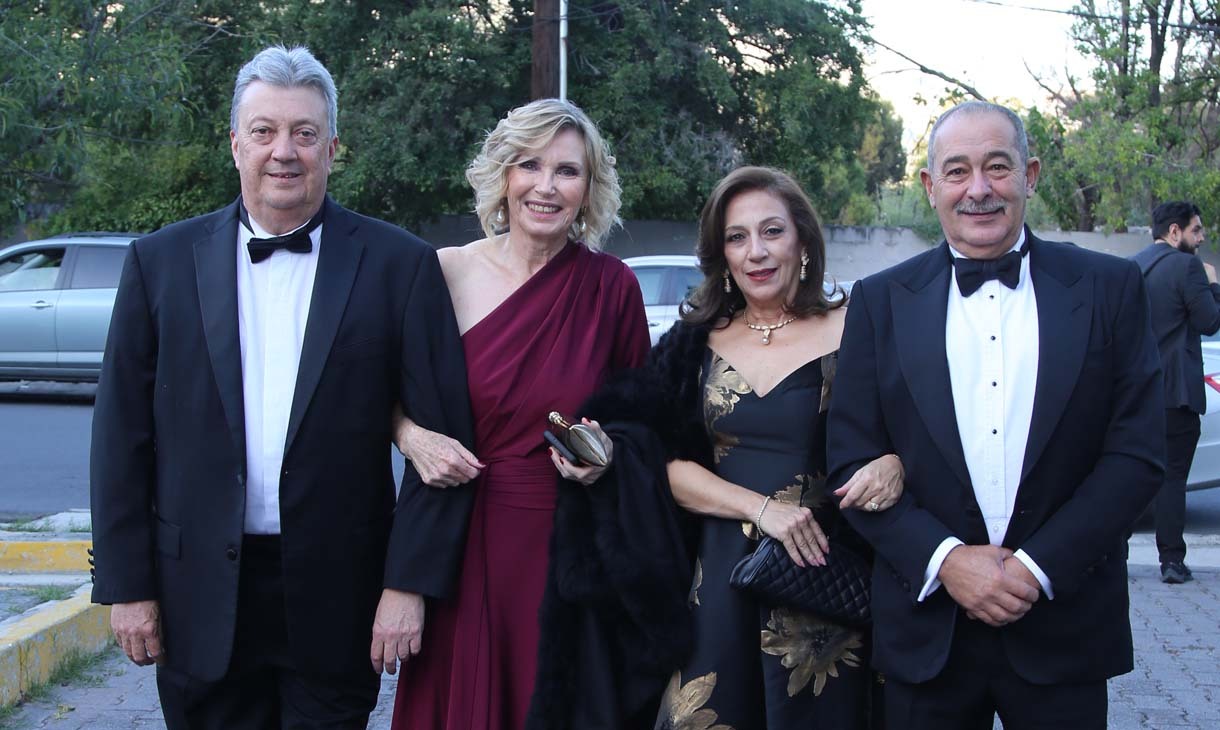 Carlos Belden, Susana Segovia de Belden, Lourdes Kalifa de Martínez y Francisco Martínez