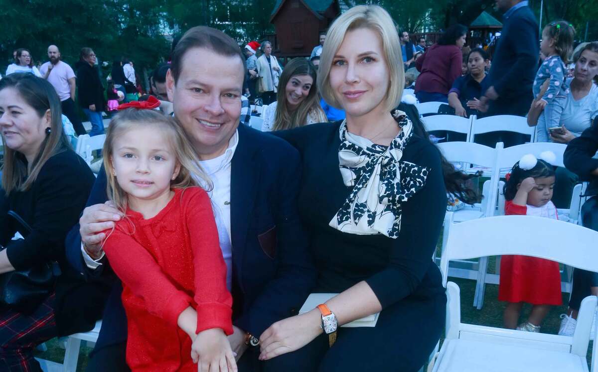 Fernando Santillán, Sasha Santillán y Olga Tulik
