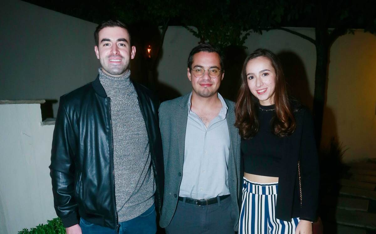 Héctor Jasso, Guillermo Maycotte y Carolina Durán