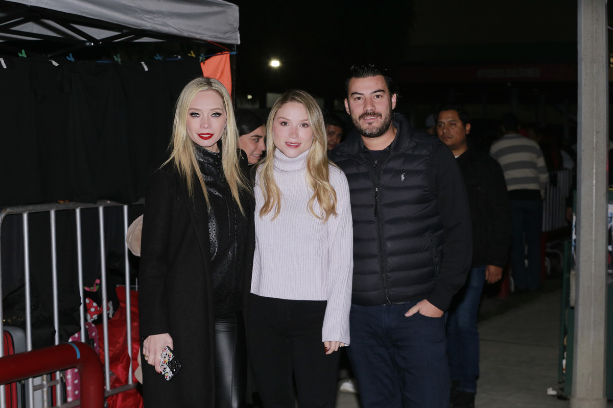 Leslie Cortés, Ana Cortés y Daniel Maldonado