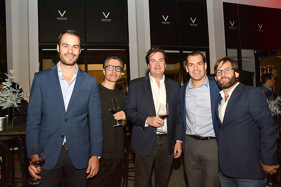 Juan Pablo de la Torre, Marco Esparza, Álvaro Favier, Pablo Canales y Eliseo Gonzalez