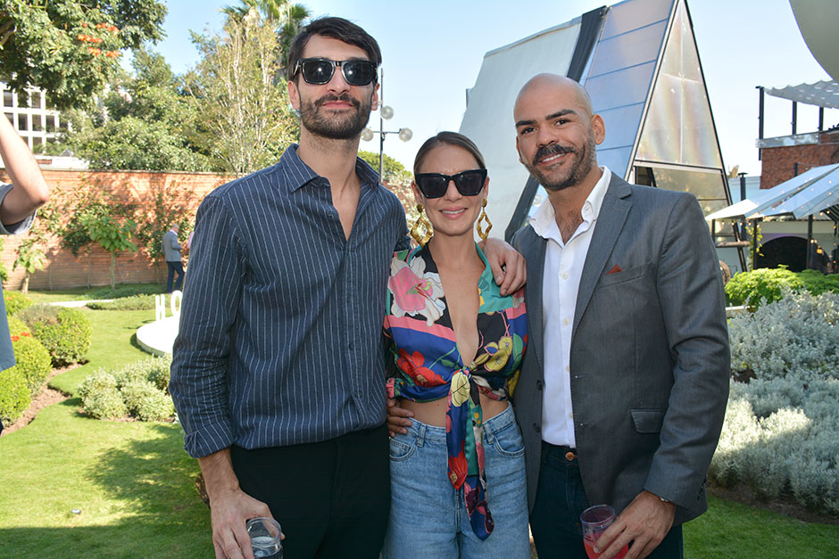 Eduardo Calabaux, Sofía Lombell y Tito Escalante