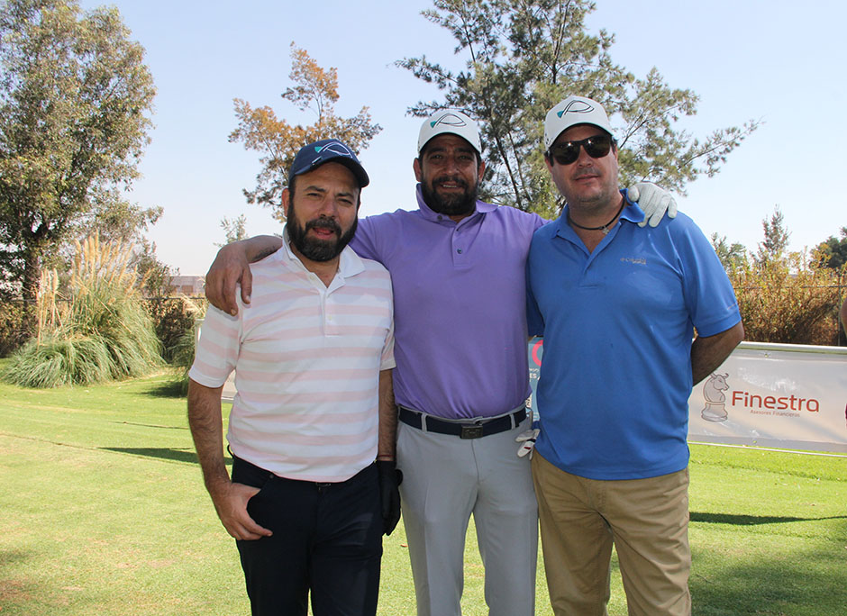 Jorge Núñez, Eduardo Isbaile y Alejandro Gómez