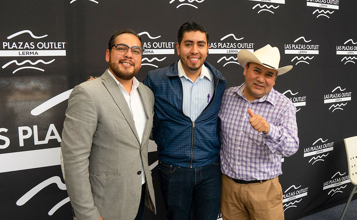 Alan Cervantes, Roberto Bancarte y Maurilio Campos