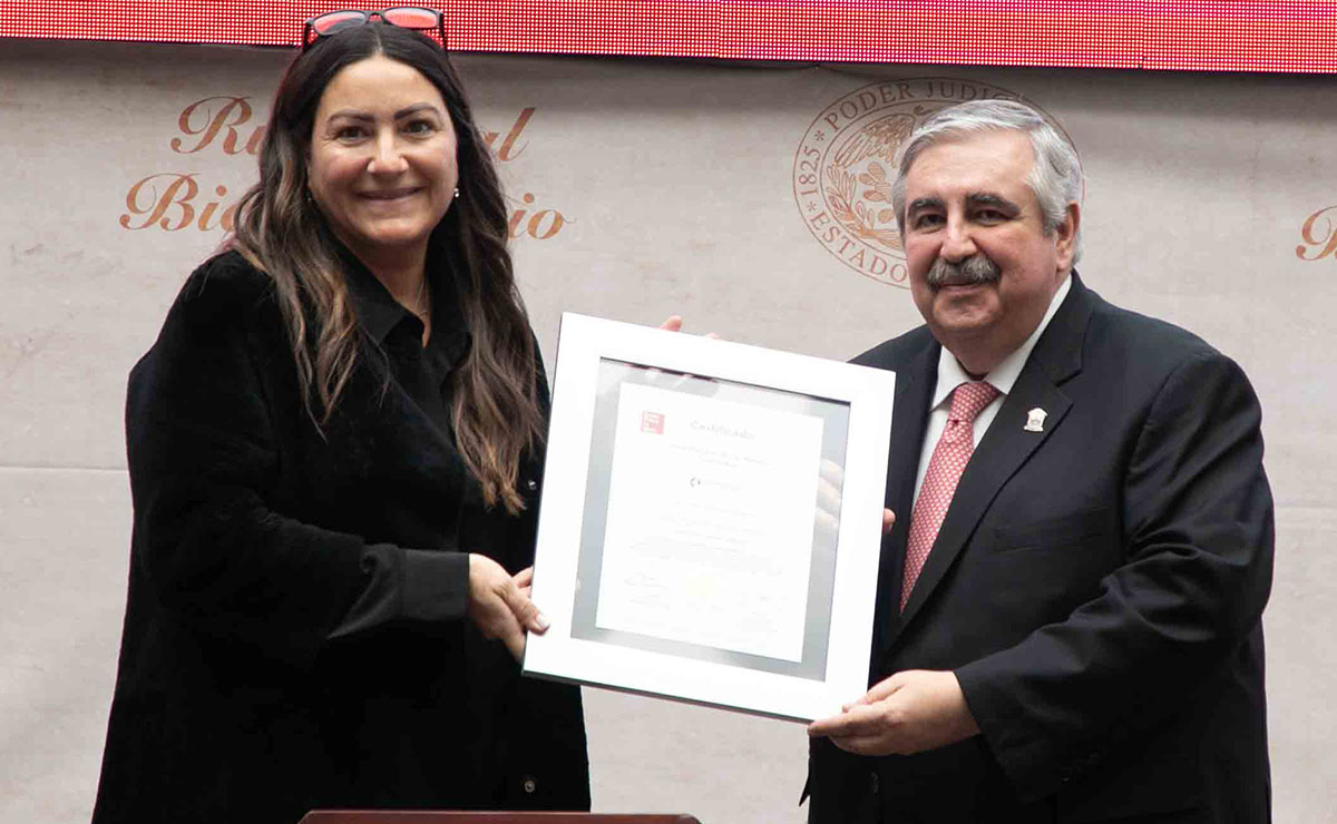 Recibe Poder Judicial del Estado de México certificado GPTW 2023