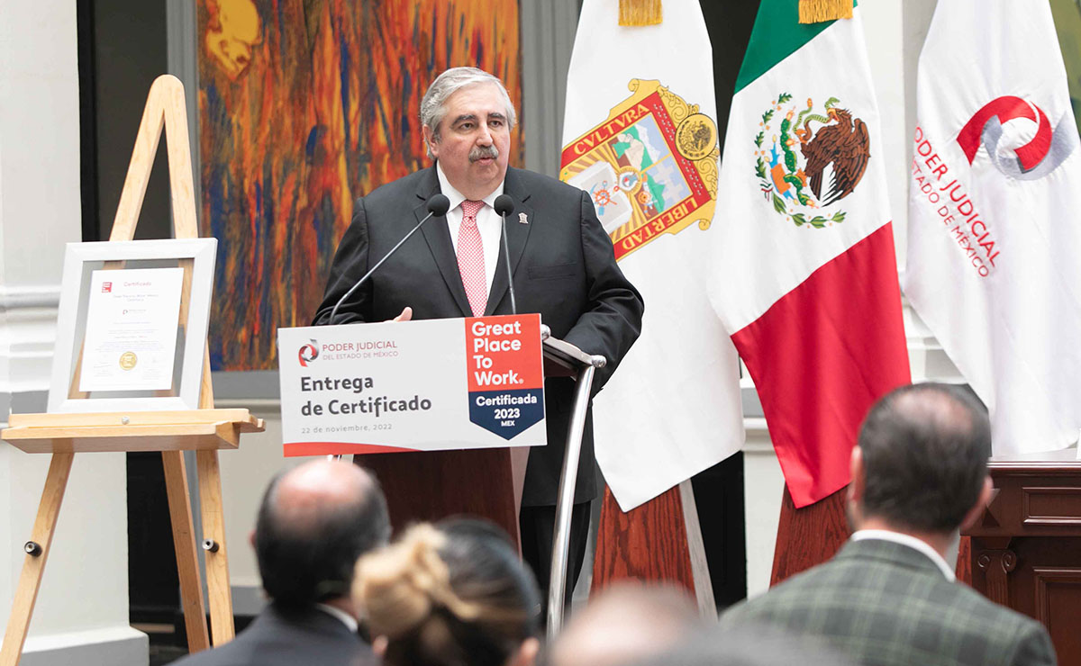 Ricardo Sodi, presidente del Poder Judicial del Estado de México