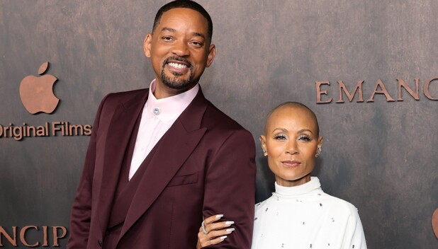 Will Smith y su familia en su primera alfombra rojas tras los Oscar (Foto: Getty Images)