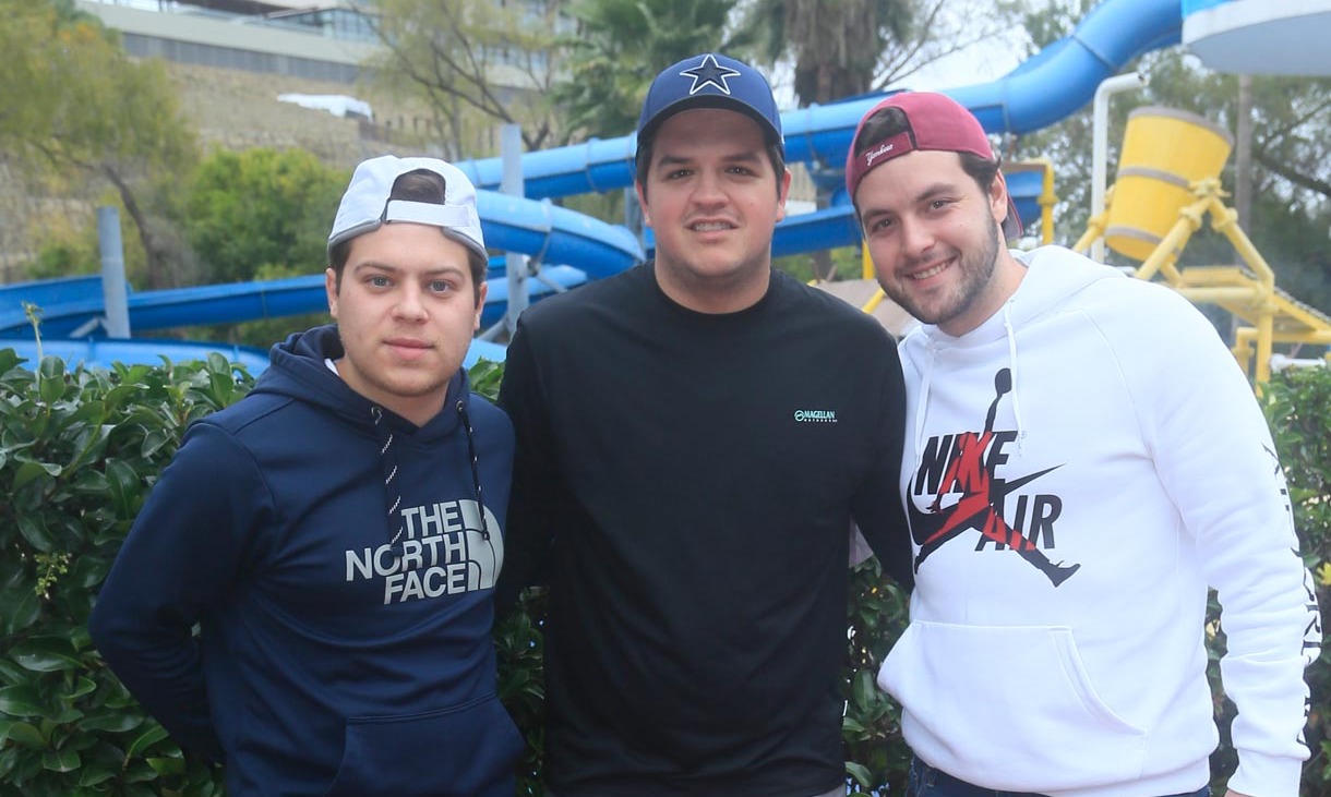 Armando Fernández, Sergio García y Paulino Romero